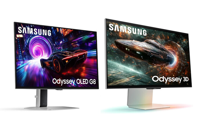 Odyssey G81SF i Odyssey 3D G90XF od lewej do prawej. (Źródło zdjęcia: Samsung)