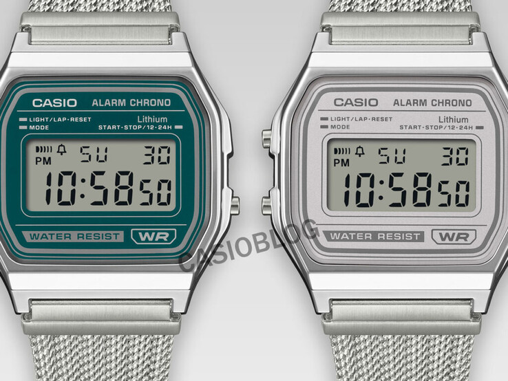 Casio A158WEM-3 i A158WEM-7. (Źródło zdjęcia: Casioblog)