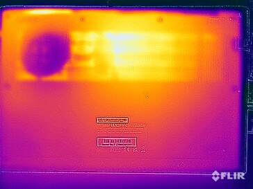 Test naprężenia temperatury powierzchni (dół)