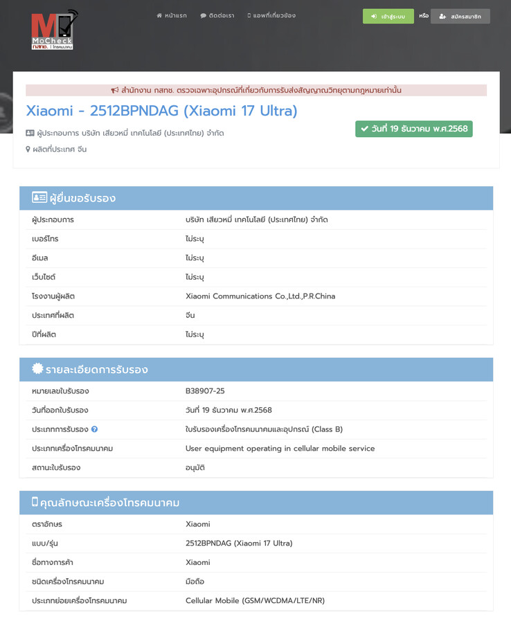 (Źródło zdjęcia: NBTC)