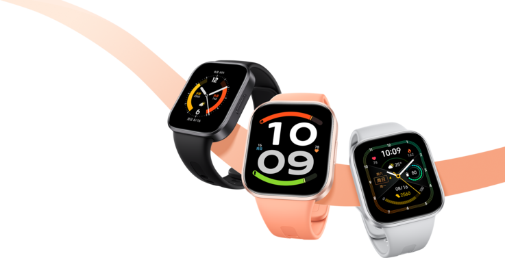 Smartwatch Redmi Watch 6 Active jest dostępny w kolorach: brązowym, pomarańczowym i srebrnym (od lewej do prawej)