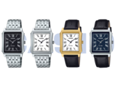Od lewej do prawej, Casio MTP-B190D-1BV, MTP-B190D-7BV, MTP-B190GL-7BV i MTP-B190L-2BV. (Źródło zdjęcia: Casio)