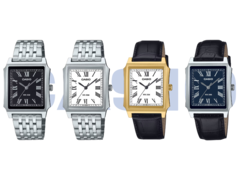 Od lewej do prawej, Casio MTP-B190D-1BV, MTP-B190D-7BV, MTP-B190GL-7BV i MTP-B190L-2BV. (Źródło zdjęcia: Casio)