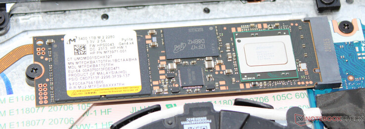 Dysk SSD PCIe 4 działa jako dysk systemowy.