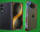 Wyciekłe etui Galaxy Z Fold 8 Wide (po lewej) vs wyciekły model iPhone Ultra (po prawej).