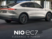 EC7 ma rekordowo niski dla SUV-a współczynnik oporu 0,23 (zdjęcie: NIO)
