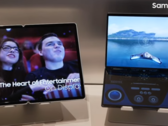 Koncepcja składanego laptopa. (Źródło: Samsung)