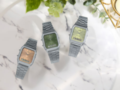 Seria AQ230A-3AVT firmy Casio obejmuje trzy różne odcienie. AQ-230A-4AMQY, AQ-230A-3AMQY, AQ-230A-9AMQY od lewej do prawej (źródło zdjęcia: Casio)
