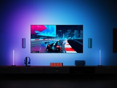 Nowa aplikacja Yeelight TV zmienia telewizor Samsung w wciągający pokaz świetlny. (Źródło obrazu: Yeelight)