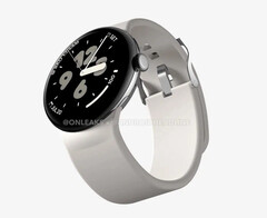 Pixel Watch 3 XL nie będzie tak duży jak Apple lub większe smartwatche Samsunga. (Źródło obrazu: @OnLeaks i Android Headlines)