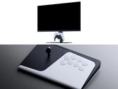 Monitor do gier PlayStation (góra), kij FlexStrike (dół).