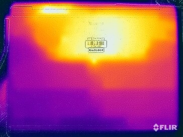 Test naprężeń temperatury powierzchni (dolna strona)