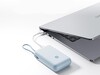 Pojemność 10 000 mAh umożliwia ładowanie telefonów i laptopów.