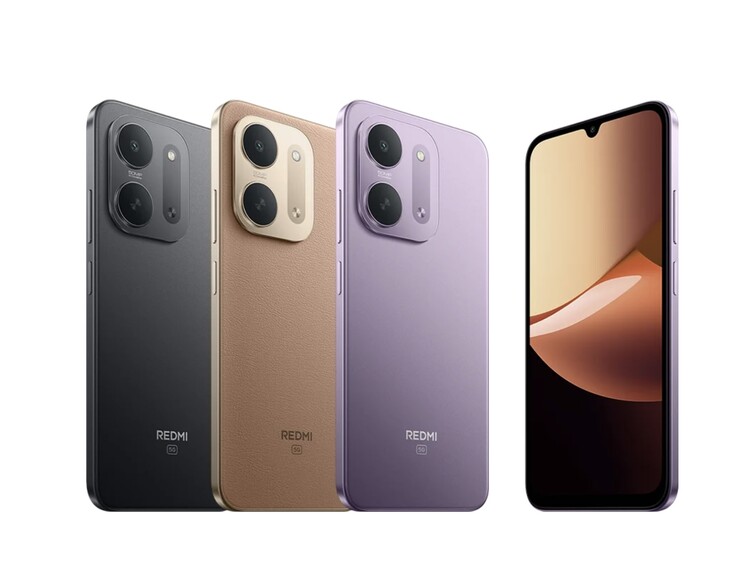 Smartfon Xiaomi Redmi 17C jest dostępny w trzech wersjach kolorystycznych: fioletowej, brązowej i czarnej.