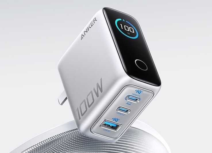 Nowa ładowarka Anker oferuje moc 100 W i duży wyświetlacz (źródło obrazu: Anker via AnkerInsider)