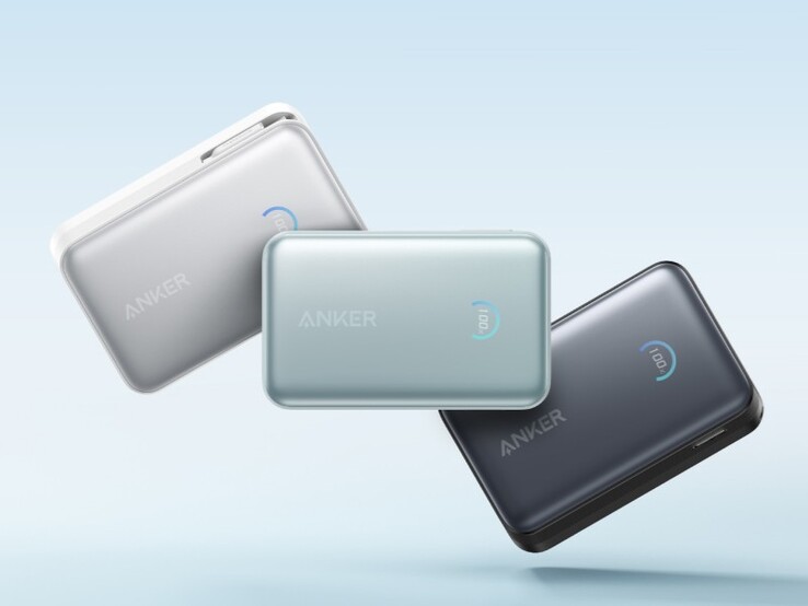 Trzy kolory Anker Nano Power Bank (10K, 45W, wbudowany zwijany kabel USB-C). (Źródło zdjęcia: Anker)
