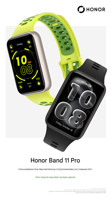 Zapowiedź Honor Band 11 Pro (tłumaczenie maszynowe)