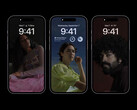 IPhone 14 Pro i Pro Max obecnie pokazują przyciemniony obraz tła w trybie czuwania z uruchomionym AOD. (Źródło obrazu: Apple)