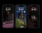 IPhone 14 Pro i Pro Max obecnie pokazują przyciemniony obraz tła w trybie czuwania z uruchomionym AOD. (Źródło obrazu: Apple)