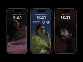 IPhone 14 Pro i Pro Max obecnie pokazują przyciemniony obraz tła w trybie czuwania z uruchomionym AOD. (Źródło obrazu: Apple)