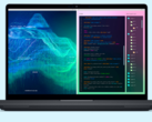 Według firmy Dell, karta Qualcomm AI-100 Inference jest wyposażona w 32 rdzenie AI i 64 GB pamięci LPDDR4x. Na zdjęciu - laptop Dell z oknem kodowania po prawej stronie ekranu. (Źródło zdjęcia: Dell)