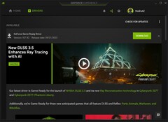 Nvidia GeForce Game Ready Driver 537.42 szczegóły w GeForce Experience (Źródło: Własne)