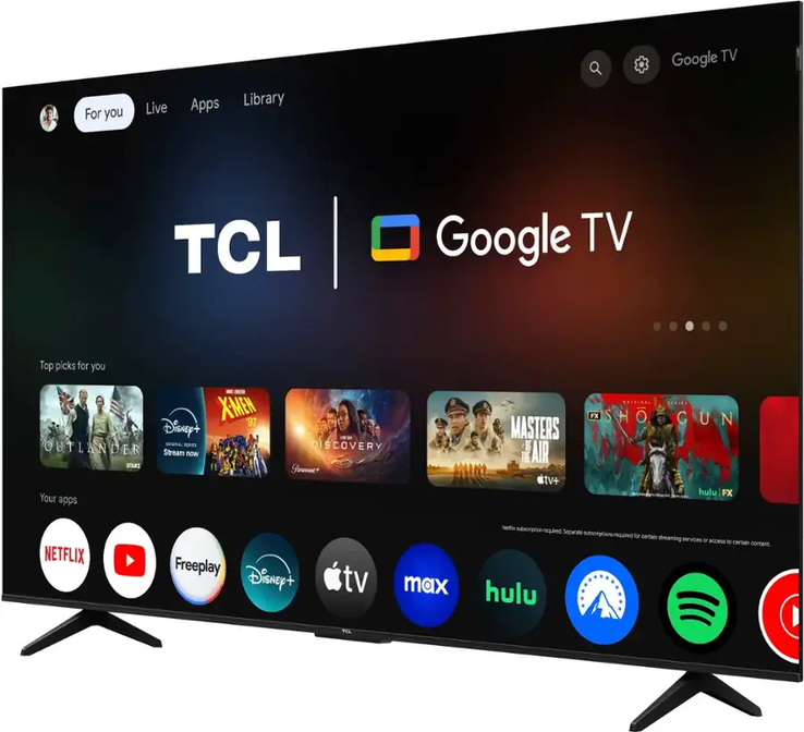 TCL 85" Q5K 4K QLED Google TV. (Źródło zdjęcia: TCL)