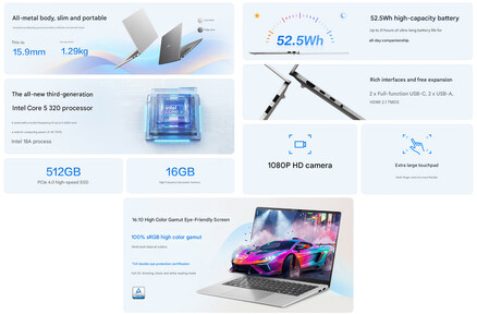 Konfiguracja Vivobook 16SE z ekranem podstawowym
