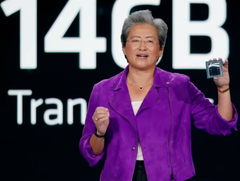 CEO AMD Lisa Su prezentująca APU MI300 (Image Source: AMD)