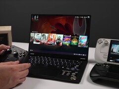 Asus TUF Gaming A14 z systemem SteamOS 3.9 działającym równolegle z konsolą Steam Deck