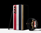 Galaxy Z Fold5 i Galaxy Watch6 w barwach Thom Browne Edition. (Źródło zdjęcia: Samsung)
