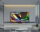Telewizory Hisense UR8 (na zdjęciu) i UR9 RGB MiniLED zostaną zaprezentowane na targach CES 2026. (Źródło zdjęcia: Hisense)