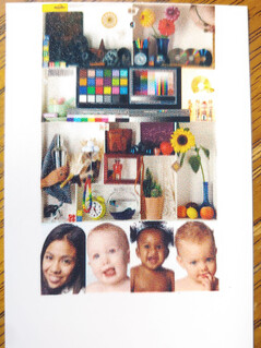 Inkwon Tag - próbka samoprzylepnego nadruku fotograficznego.