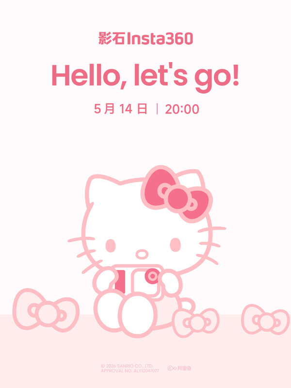 Zwiastun Insta360 Go Ultra x Hello Kitty Edition.