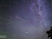 Zdjęcie Perseidów nad Chinami (źródło zdjęcia: Xiang Zhan i Beijing Planetarium)