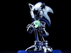 Zdjęcie figurki DNA z okazji 35. rocznicy powstania gry „Sonic”