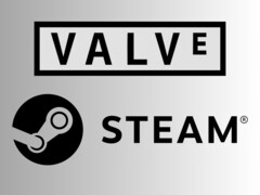 Logo Valve i Steam (Źródło obrazu: Valve Corporation, domena publiczna, za pośrednictwem Wikimedia Commons, DemonDays64, modyfikacja pliku Valve Corporation, domena publiczna, za pośrednictwem Wikimedia Commons)