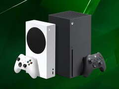 Konsole Xbox Series X i S pokazane na zielonym tle (źródło obrazu: Xbox Wire z poprawkami)