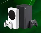 Konsole Xbox Series X i S pokazane na zielonym tle (źródło obrazu: Xbox Wire z poprawkami)