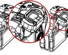 Canon ujawnił wbudowany odchylany wizjer elektroniczny w niedawnym zgłoszeniu patentowym w Japonii. (Źródło obrazu: Canon - edytowane)