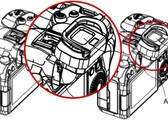 Canon ujawnił wbudowany odchylany wizjer elektroniczny w niedawnym zgłoszeniu patentowym w Japonii. (Źródło obrazu: Canon - edytowane)