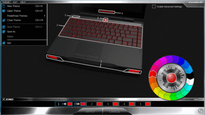 ...świetna opcja dla każdego miłośnika efektów świetlnych RGB (Źródło obrazu: Notebookcheck)