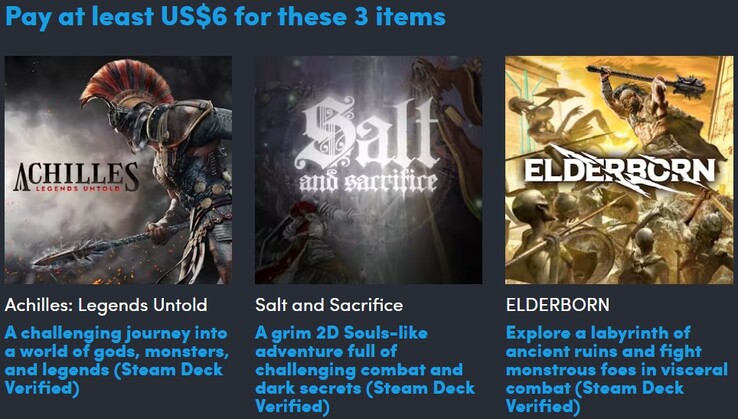 Ozdobny obrazek. Za 6 dolarów otrzymają Państwo 3 gry (źródło obrazu: Humble Bundle)