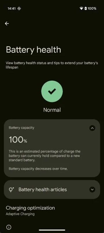 Menu Android Battery Health znajduje się w zakładce Battery w aplikacji Settings. (Źródło obrazu: Android Authority)