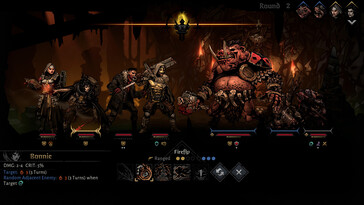 Na zdjęciu: Zrzut ekranu z gry Darkest Dungeon II.