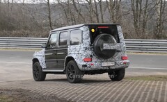 Mercedes EQG nie był w stanie ukończyć swojego najnowszego stress testu na niesławnym Nordschleife (Image: Carspotter Jeroen)