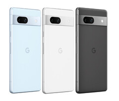 Pixel 7a powinien być ogólnie dostępny w trzech wersjach kolorystycznych, z czwartą opcją na wyłączność w Google Store. (Źródło obrazu: WinFuture)