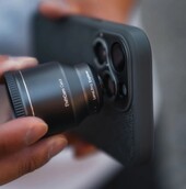 Obiektyw został zaprojektowany tak, aby pasował do etui na kamerę ShiftCam do iPhone'a (źródło zdjęcia: ShiftCam)
