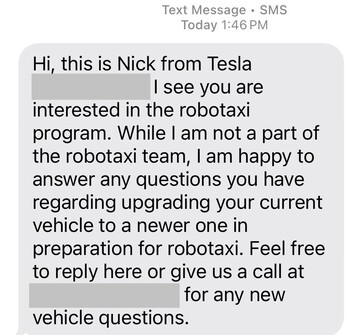 Aktualizacja robotaxi Tesli zaprasza.