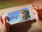 Kenji-NX v2.1.0 jest już dostępny do pobrania. Na zdjęciu: edytowane zdjęcie przedstawiające Konkr Pocket Fit z uruchomioną grą Nintendo Switch.  